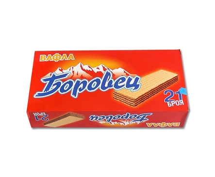 Вафли Боровец обикновени 21 бр 630 г